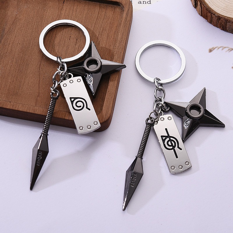 Carabiner Keychain - Bandai Anime Naruto Gantungan Kunci Tas