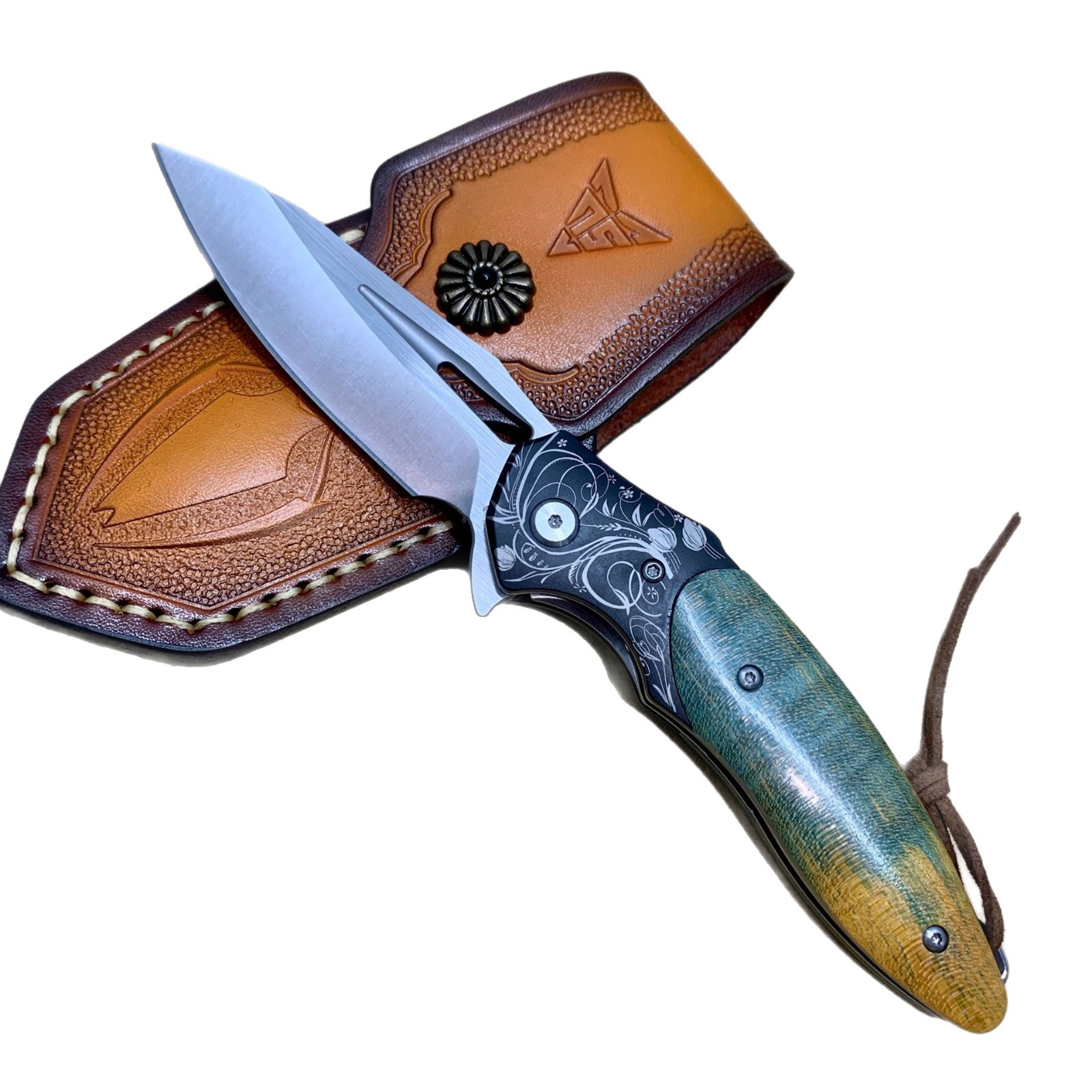 Pisau Lipat EDC RHON 3.4 inci  - Edc Day Carry ulasan dan harga