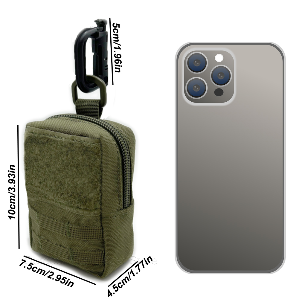 Kantong MOLLE Mini Taktis Tas  - Edc Carry Belt Pouch ulasan dan harga