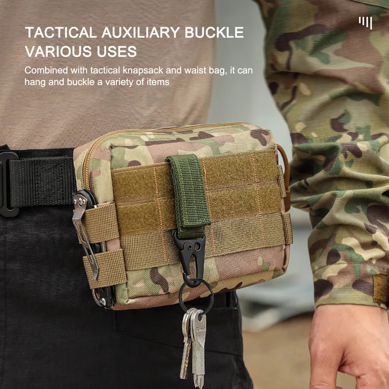 1-4 Buah Karabiner Taktis Luar - Edc Carry Belt ulasan dan harga