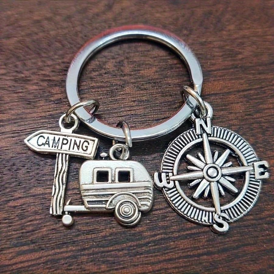 1/5/10/20/50/100pcs Gantungan  - Compass Keychain Mini ulasan dan harga