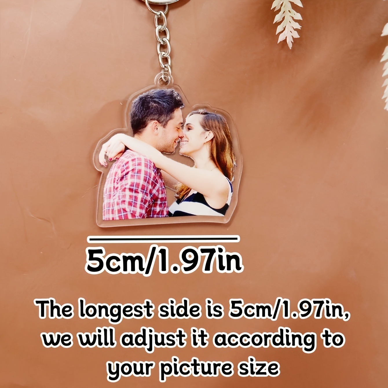 1 Gantungan Kunci Akrilik Foto - Carabiner Keychain ulasan dan harga