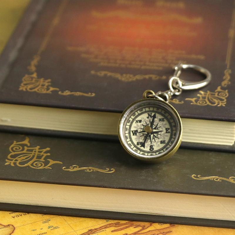 Gantungan Kunci Peralatan Panj - Compass Keychain Mini ulasan dan harga