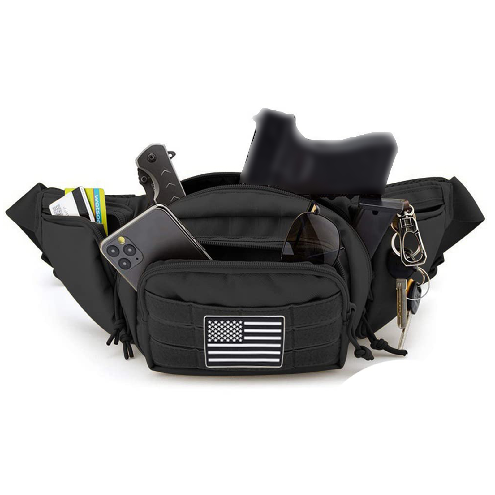 Tas Pinggang Taktis Sarung Pis - Edc Concealed Carry Fanny Pack ulasan dan harga
