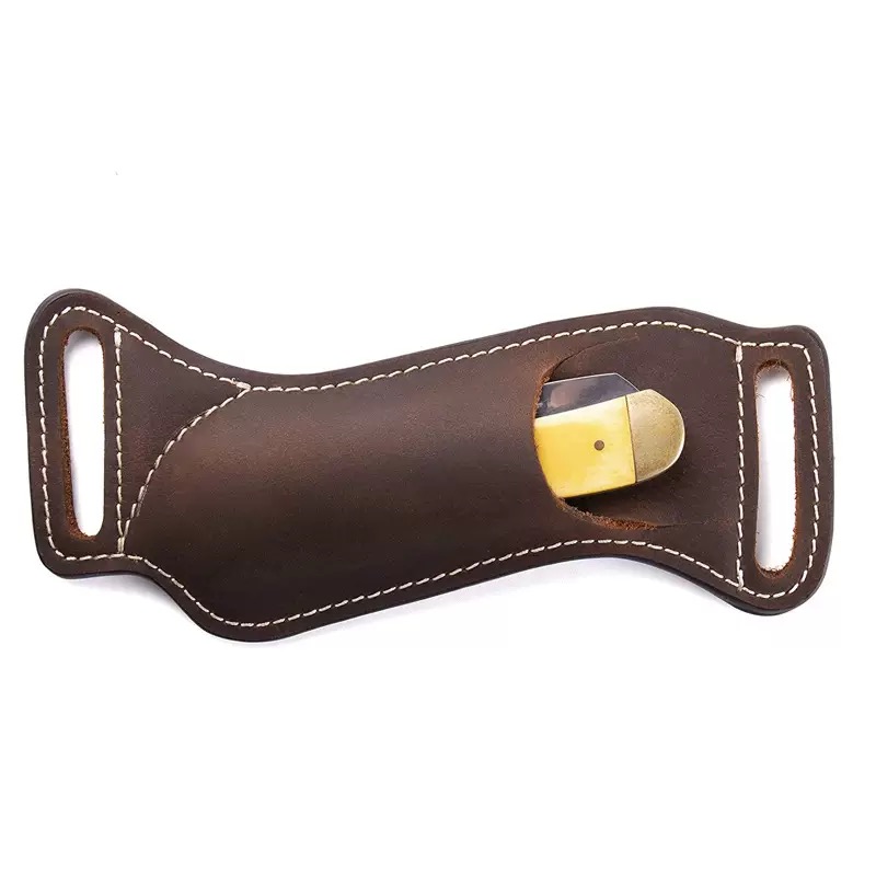 Sarung/Kantong Pisau EDC Kulit - Edc Carry Belt ulasan dan harga
