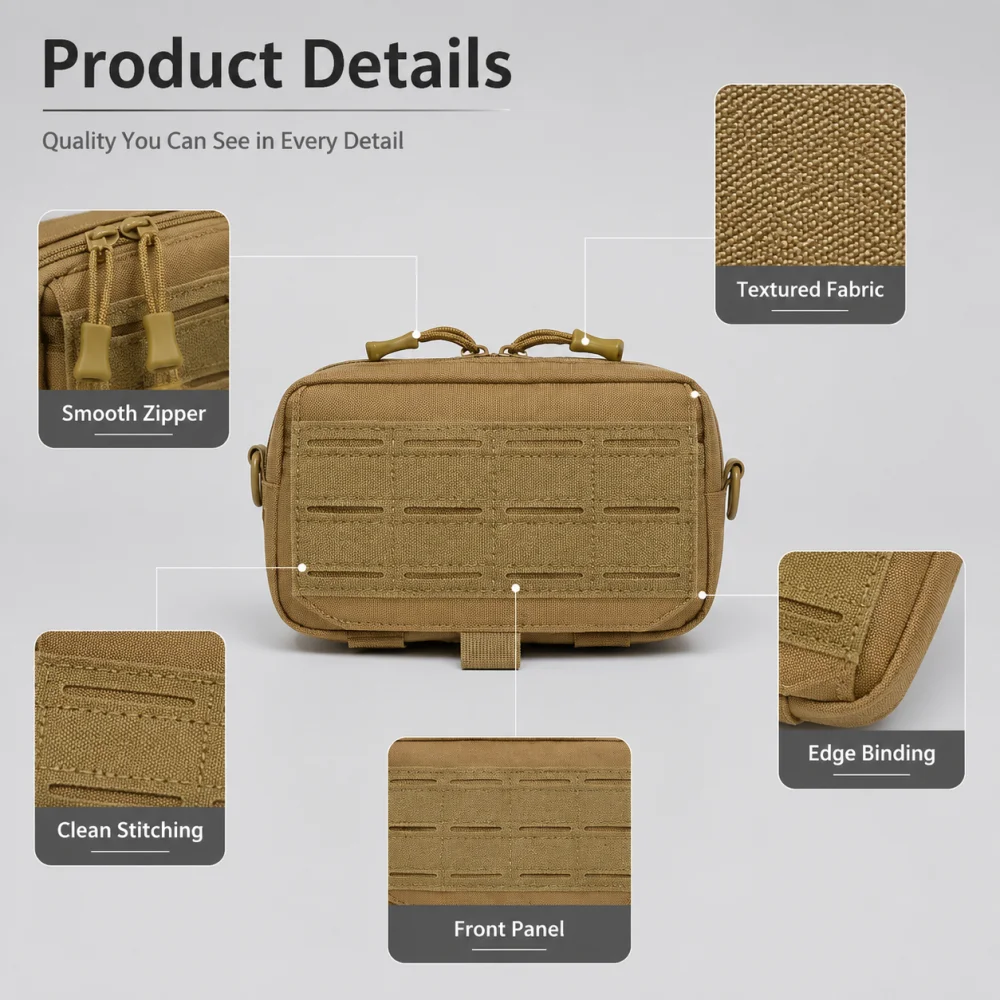 Tas Pinggang Taktis Utilitas M - Edc Carry Box ulasan dan harga